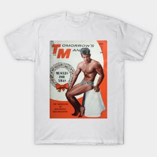 TOMORROW'S MAN - Vintage Physique Muscle Male Model Magazine Cover T-Shirt